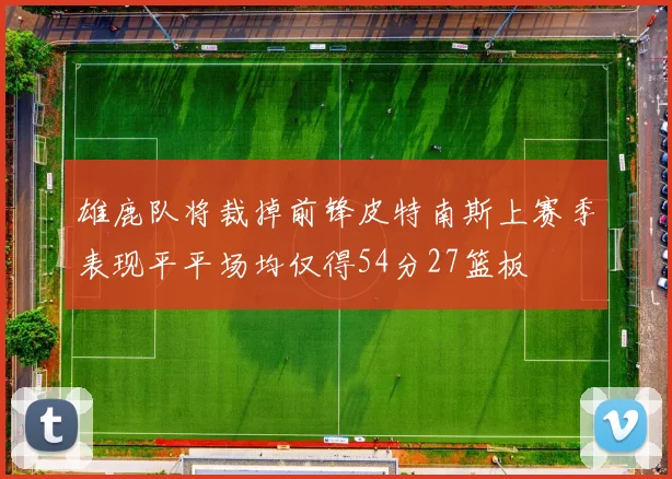 雄鹿队将裁掉前锋皮特南斯上赛季表现平平场均仅得54分27篮板